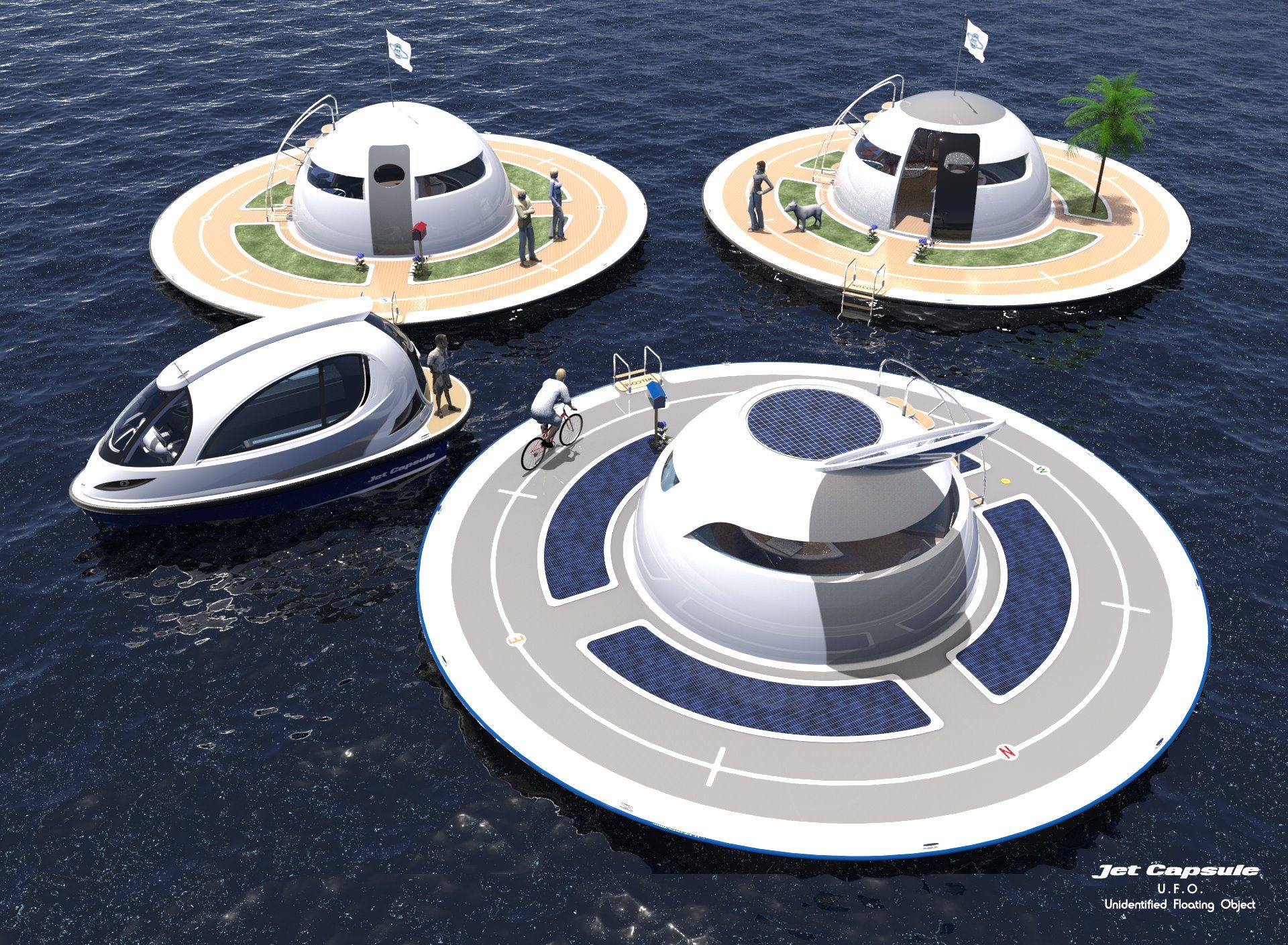 off grid home by jet capsule