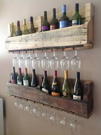 Pallet Wine Rack