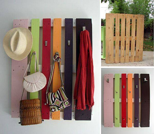 Pallet Coat Rack