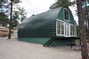 arched cabins