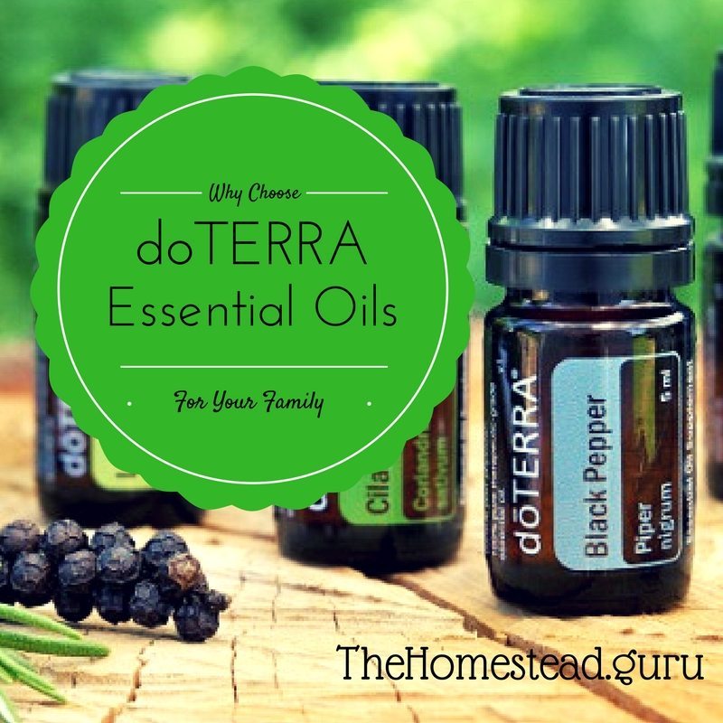 Click Here to See Why We Use doTERRA Essential Oils for our Family. 