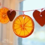 dried orange garland