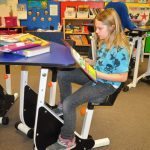 pedal desks schoolkids bored