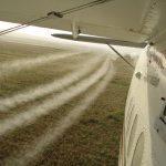 spraying pesticides