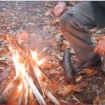 Start a fire in the rain