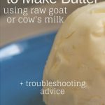 Raw Milk Butter