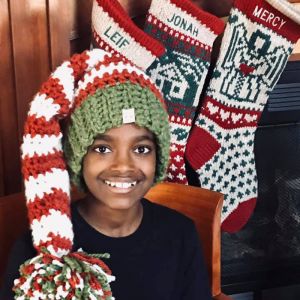 crochet santa hat