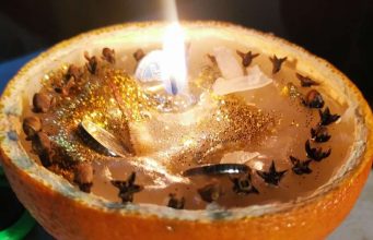 yule prosperity candle