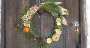 yule wreath tutorial